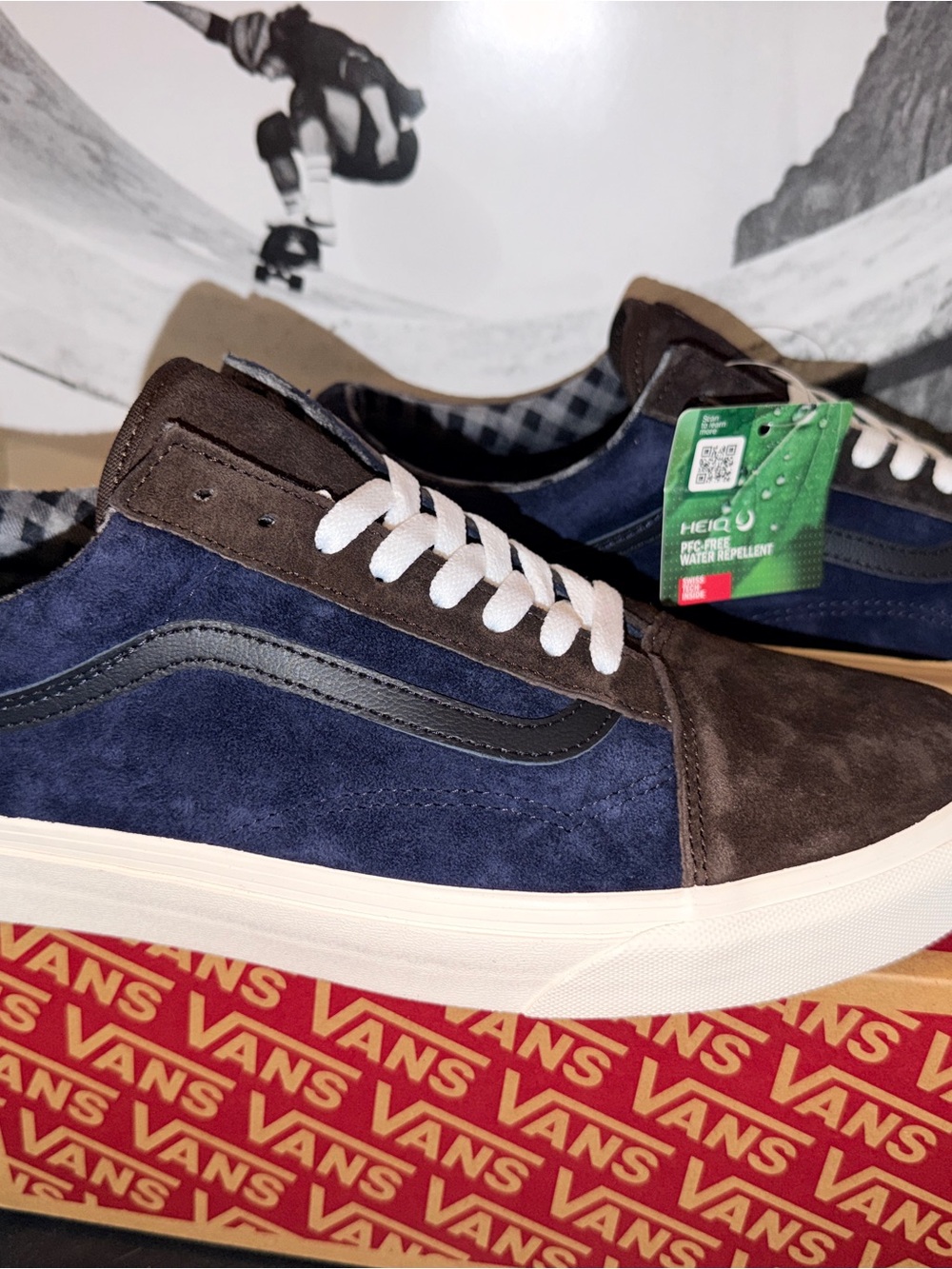 Vans Old Skool Pig Suede sz 11.5 Men’s 13.0 Woman - Picture 9 of 13